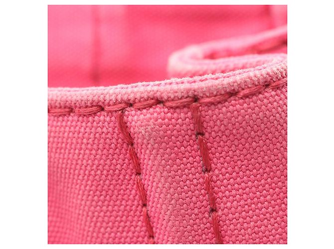 Tote in canapa rosa Prada - vista 8