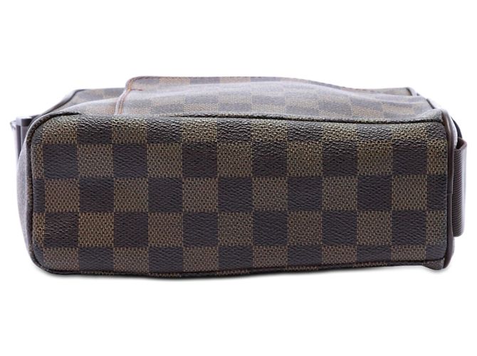 Louis Vuitton Marrone Damier Ebene Olav PM - vista 3