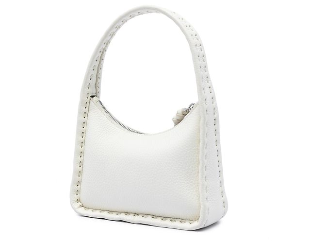 Borsa Fendi White Mini Cuoio Romano Selleria Fendessence Bianco Bianco sporco - vista 2