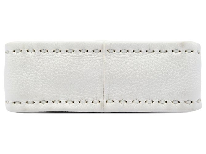 Borsa Fendi White Mini Cuoio Romano Selleria Fendessence Bianco Bianco sporco - vista 3