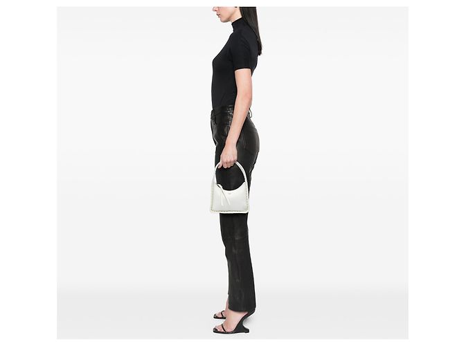 Borsa Fendi White Mini Cuoio Romano Selleria Fendessence Bianco Bianco sporco - vista 7