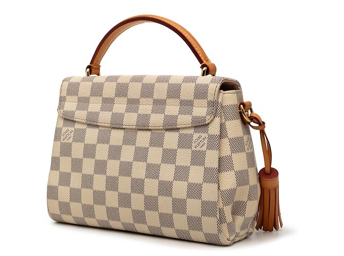 Louis Vuitton White Damier Azur Croisette Bianco - vista 2
