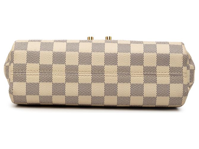 Louis Vuitton White Damier Azur Croisette Bianco - vista 3