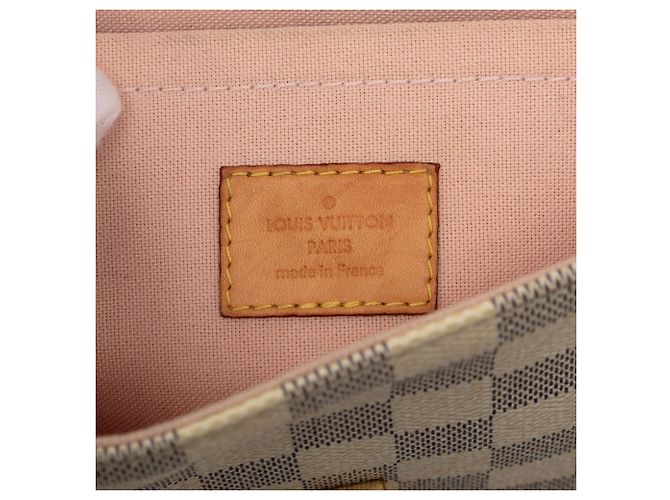 Louis Vuitton White Damier Azur Croisette Bianco - vista 5