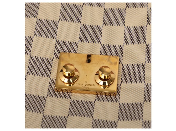 Louis Vuitton White Damier Azur Croisette Bianco - vista 7