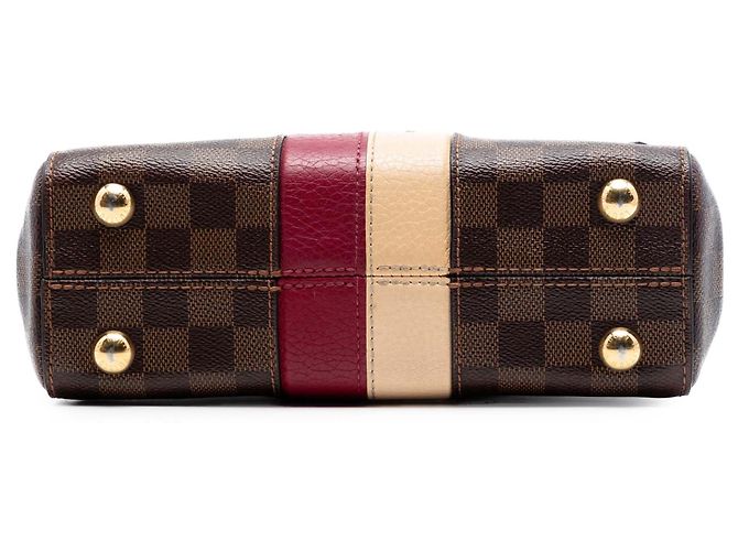 Louis Vuitton Marrone Damier Ebene Bond Street BB - vista 3