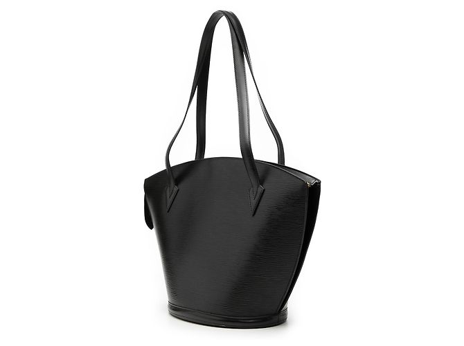 Louis Vuitton Borsa Saint Jacques GM in pelle Epi nera con tracolla lunga Nero - vista 2