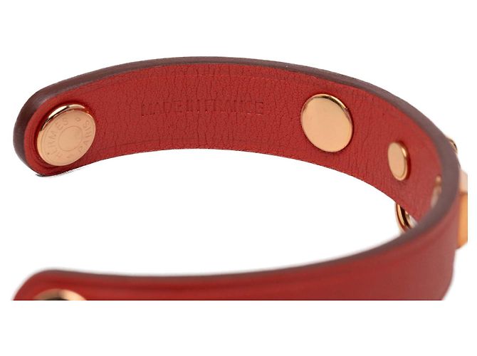 Clip per guanto Hermès Red Swift Rivale Rosso - vista 4