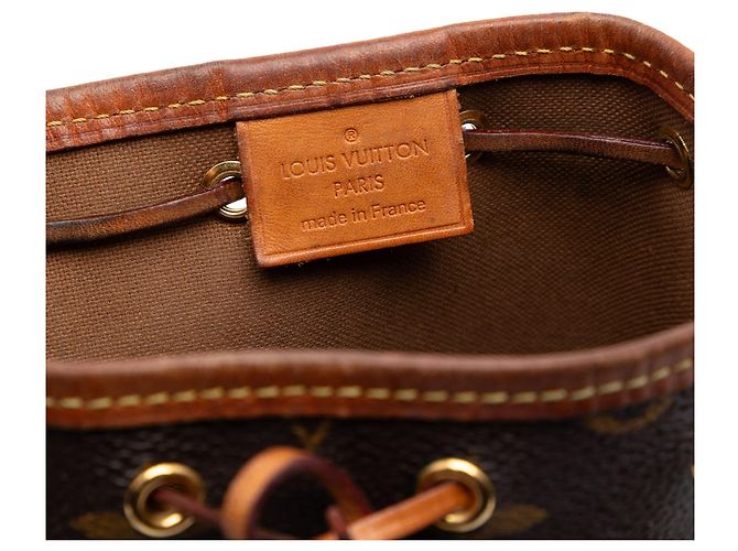 Louis Vuitton Marrone Monogram Nano Noe - vista 5