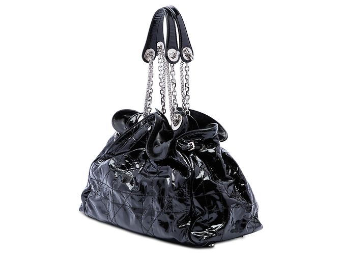 Tote Dior Black Patent Cannage Le Trente Schwarz - Ansicht 2