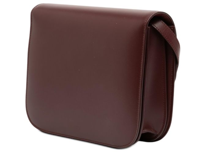 Céline Celine Red Medium Calfskin Classic Box Rot Bordeaux - Ansicht 2