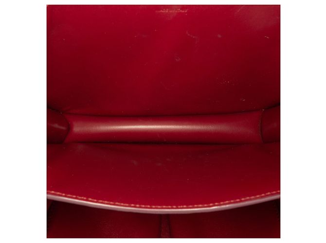 Céline Celine Red Medium Calfskin Classic Box Rot Bordeaux - Ansicht 4