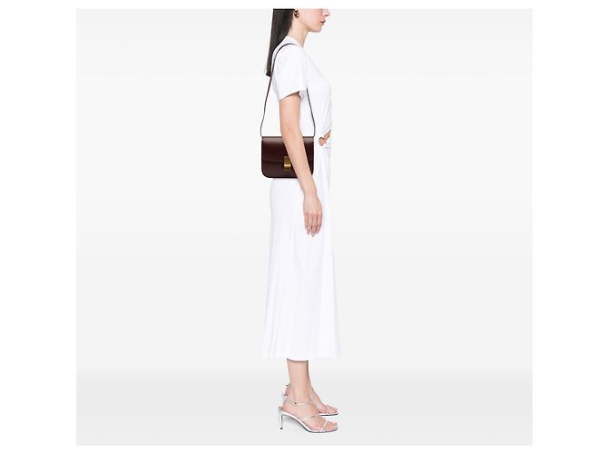 Céline Celine Red Medium Calfskin Classic Box Rot Bordeaux - Ansicht 6