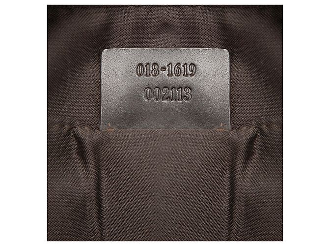 Borsa a tracolla Gucci in tela GG beige - vista 6