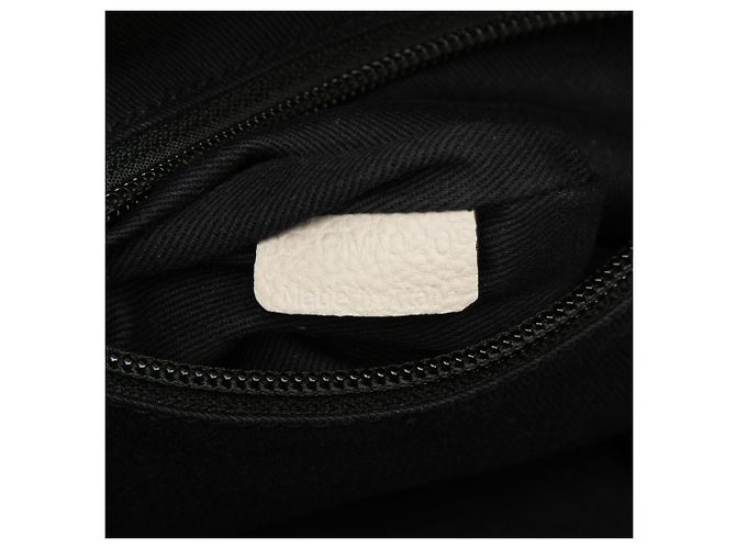Céline Borsa Doctor Soft Frame in pelle di vitello granulata grigia Celine Marrone Grigio - vista 6