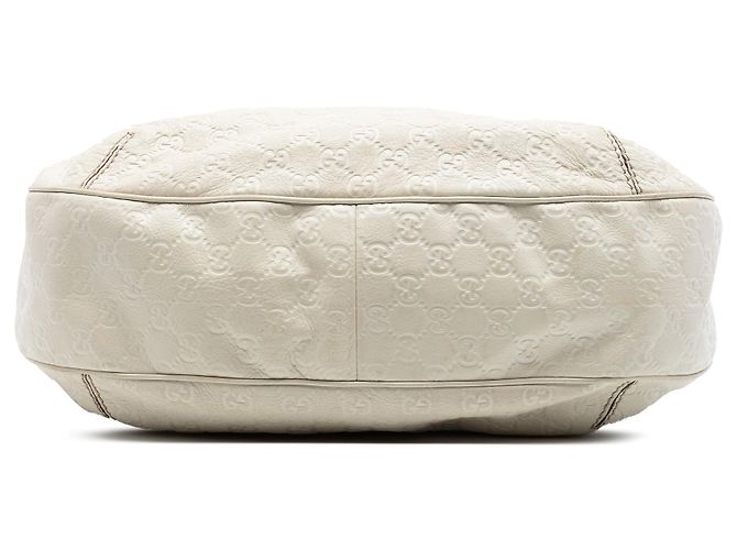 Borsa Hobo Guccissima bianca grande da donna Bianco Crudo - vista 3