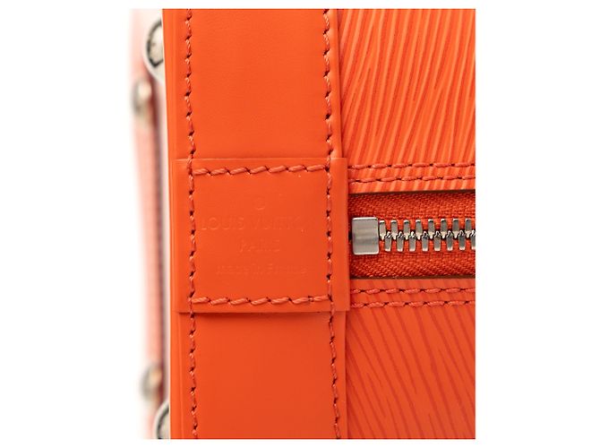 Louis Vuitton Orange Epi Alma PM Arancione - vista 5