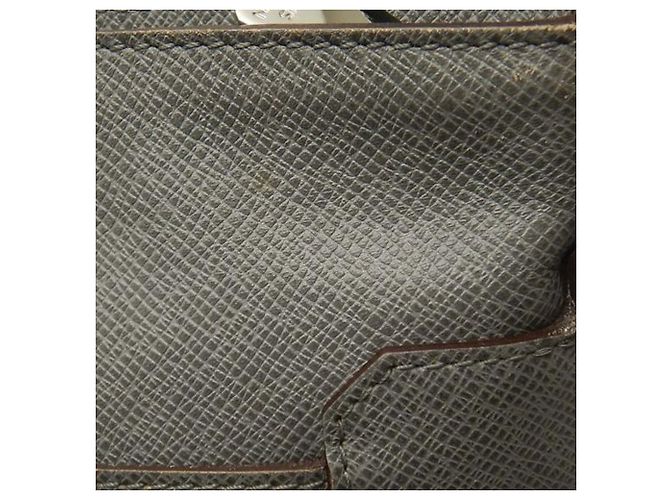 Louis Vuitton Grigio Taiga Sasha Marrone - vista 14