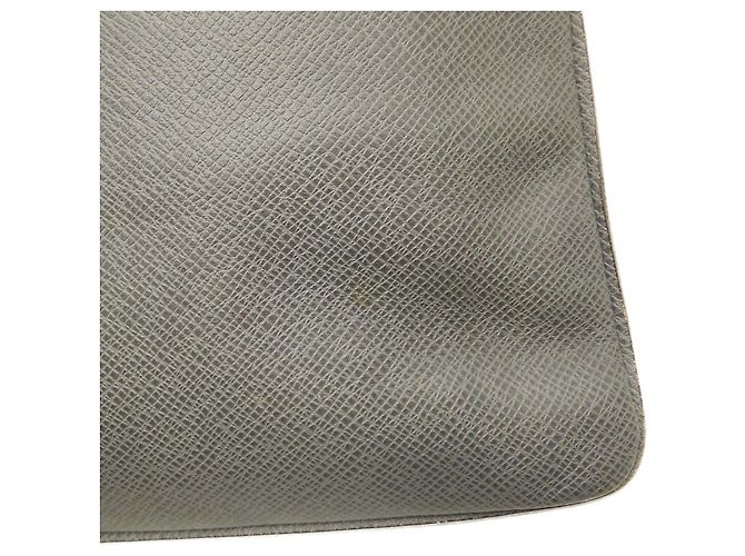 Louis Vuitton Grigio Taiga Sasha Marrone - vista 15