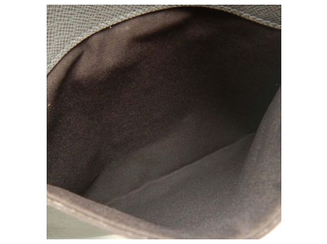 Louis Vuitton Grigio Taiga Sasha Marrone - vista 6