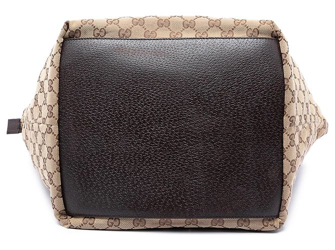 Gucci Beige GG Canvas Web Tote - Ansicht 3