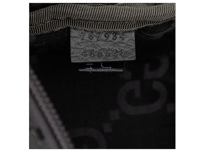 Borsa a tracolla Gucci Gray GG Nylon Ripstop Marrone - vista 6