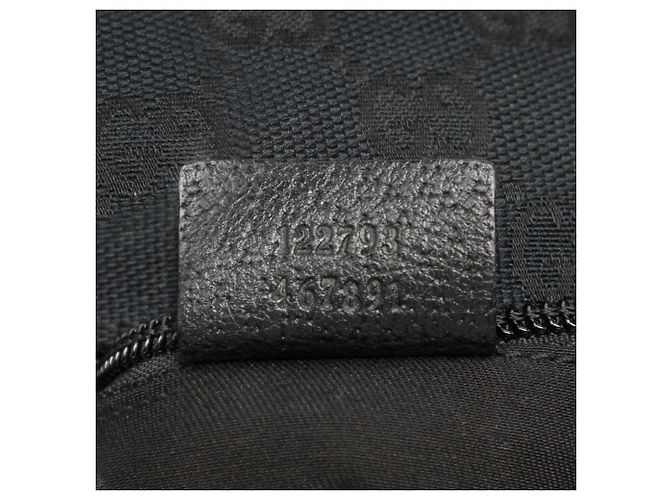 Borsa a tracolla Gucci in tela GG nera Nero - vista 6