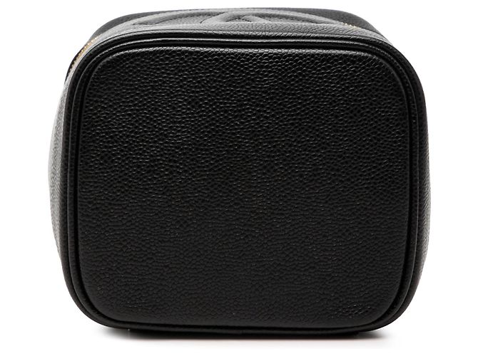 Vanity Beauty case Chanel Black CC Caviar Nero - vista 3