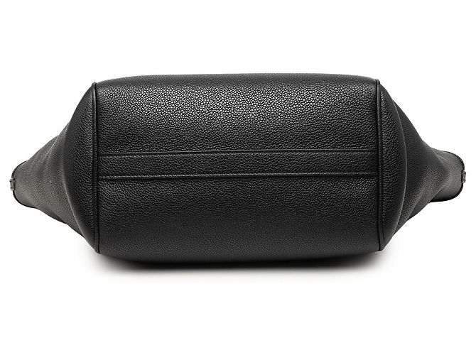 Céline Celine Black Small Grained Calfskin Folded Cabas Tote - view 3