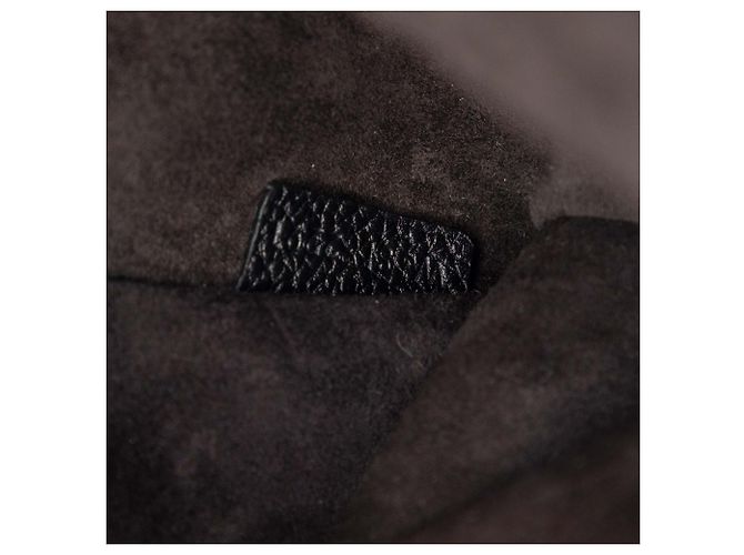 Céline Celine Black Small Grained Calfskin Folded Cabas Tote - view 6