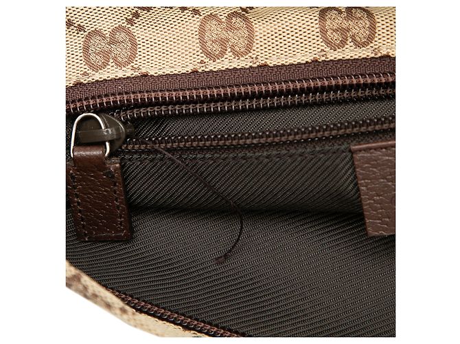 Gucci Beige GG Canvas Crossbody - vista 7