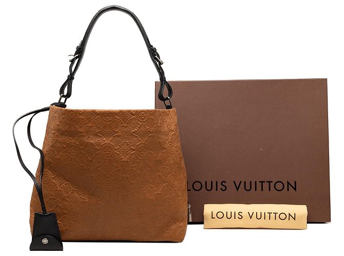 Louis Vuitton Brown Monogram Antheia Hobo GM Marrone - vista 10