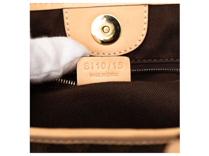 Céline Tote vertical de lona revestida Macadam marrón Celine Castaño - vista 6