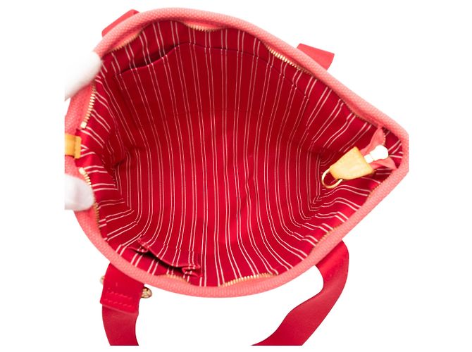 Louis Vuitton Pink Antigua Cabas MM Rosa - vista 4