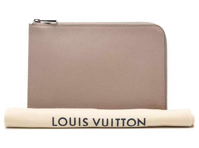 Louis Vuitton Pochette Jour PM in pelle Taurillon rosa - vista 8