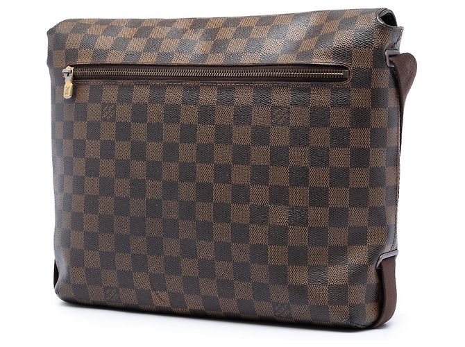 Louis Vuitton Marrone Damier Ebene Brooklyn MM - vista 2