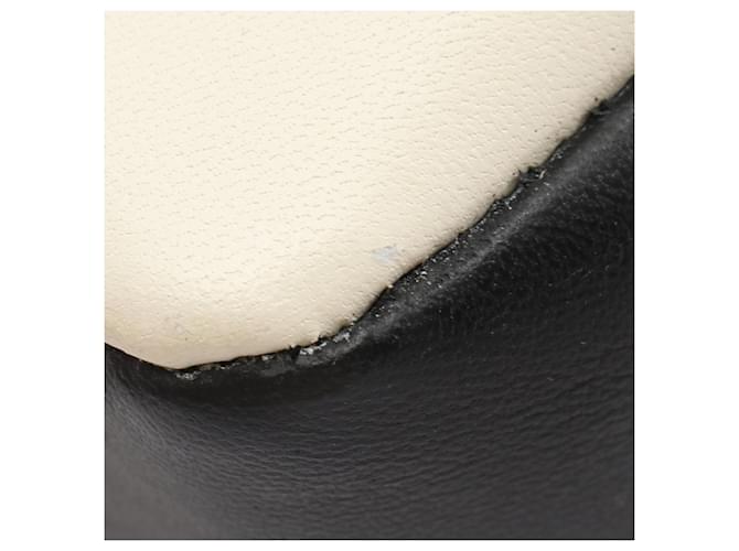 Chanel Black Medium Classic Lambskin Geometric Patchwork Double Flap Nero - vista 8
