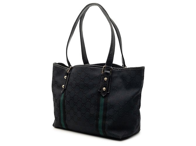 Gucci Black GG Canvas Jolicoeur Tote Schwarz - Ansicht 2