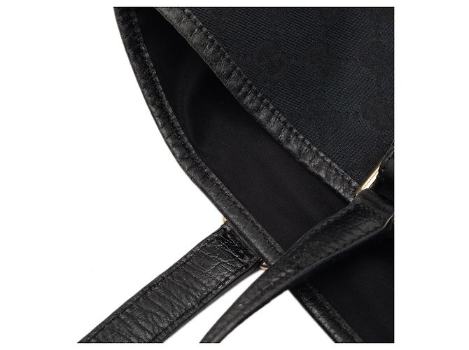 Gucci Black GG Canvas Jolicoeur Tote Schwarz - Ansicht 7