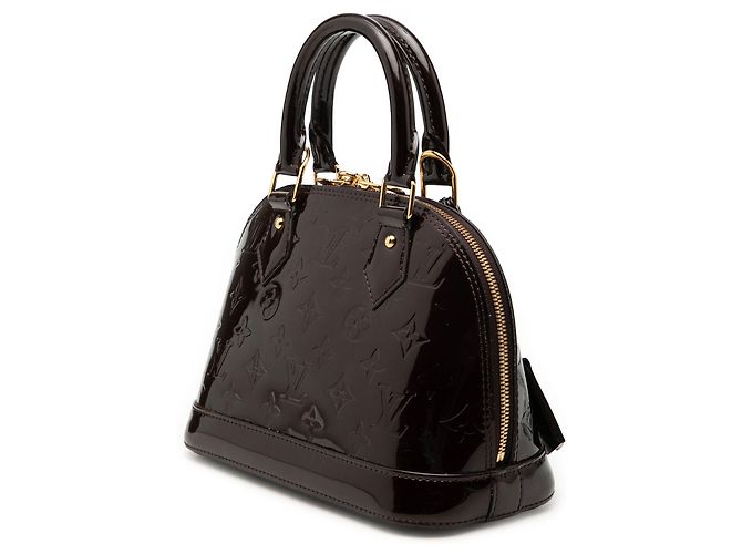 Louis Vuitton Alma BB en Monogram Vernis morado Púrpura - vista 2
