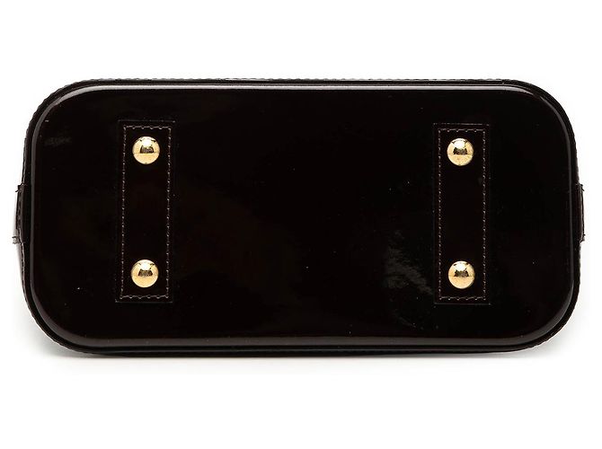 Louis Vuitton Alma BB en Monogram Vernis morado Púrpura - vista 3