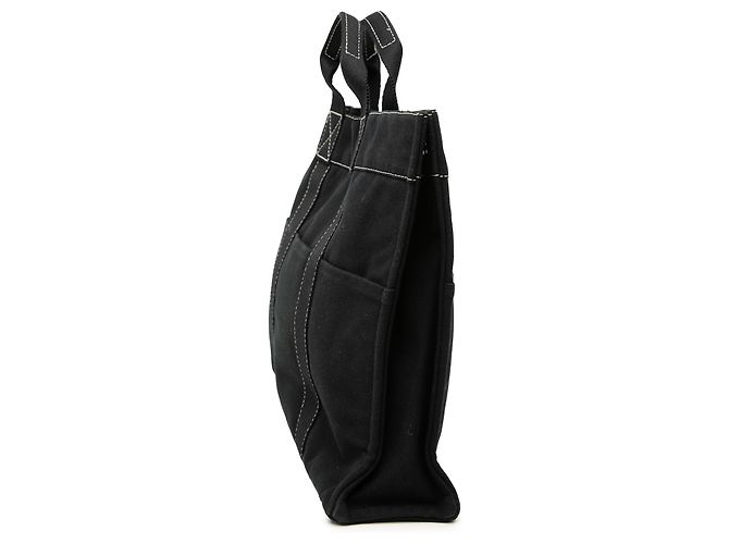 Hermès Fourre Tout MM in tela nera Nero - vista 2