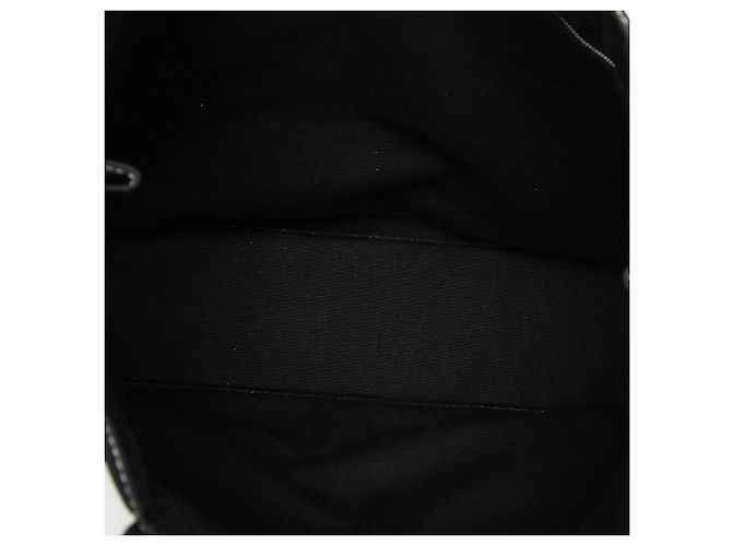 Hermès Fourre Tout MM in tela nera Nero - vista 4