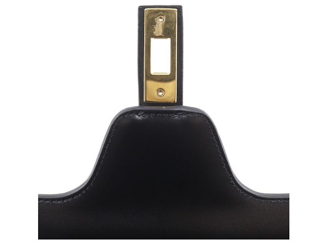 Céline Borsa Celine Classique 16 in pelle di vitello nera media Nero - vista 10
