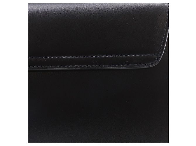 Céline Borsa Celine Classique 16 in pelle di vitello nera media Nero - vista 13