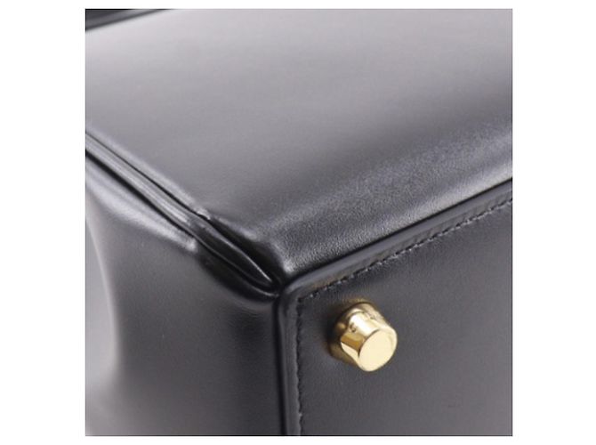 Céline Borsa Celine Classique 16 in pelle di vitello nera media Nero - vista 17