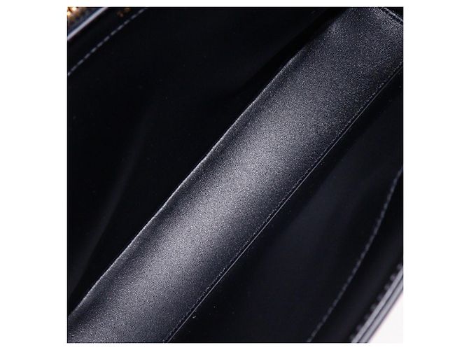 Céline Borsa Celine Classique 16 in pelle di vitello nera media Nero - vista 6