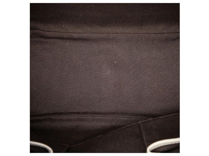 Burberry Beige Smoke Check beschichtete Canvas-Tote - Ansicht 4