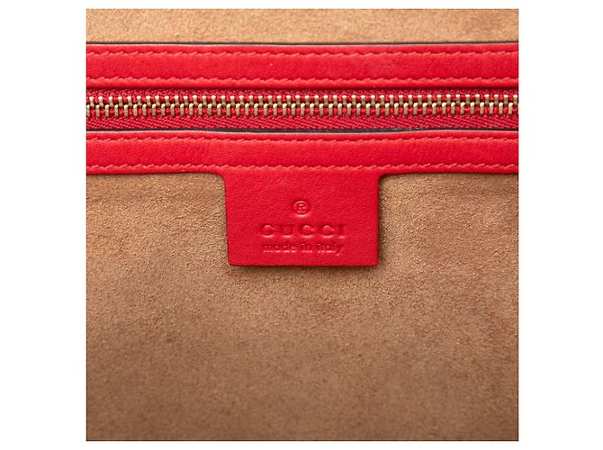 Borsa Gucci Beige GG Supreme con manico Padlock - vista 5