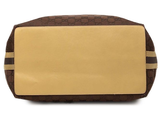 Gucci Shopper Tote aus GG Canvas braun Large - Ansicht 3